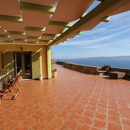 Breathtaking Seaview Villa In A Serene Scenery Chavouna Bagian luar foto